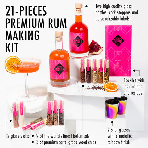Craftly kit infusión tequila: vaso de shot para servir y disfrutar.