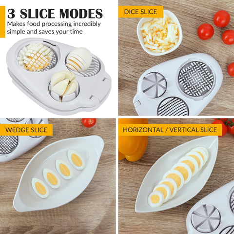 CraftyCrocodile cortador con recipiente para transportar alimentos procesados