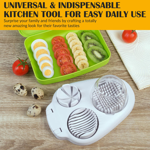 CraftyCrocodile herramienta universal para cortar fresas, champiñones, tomates y más