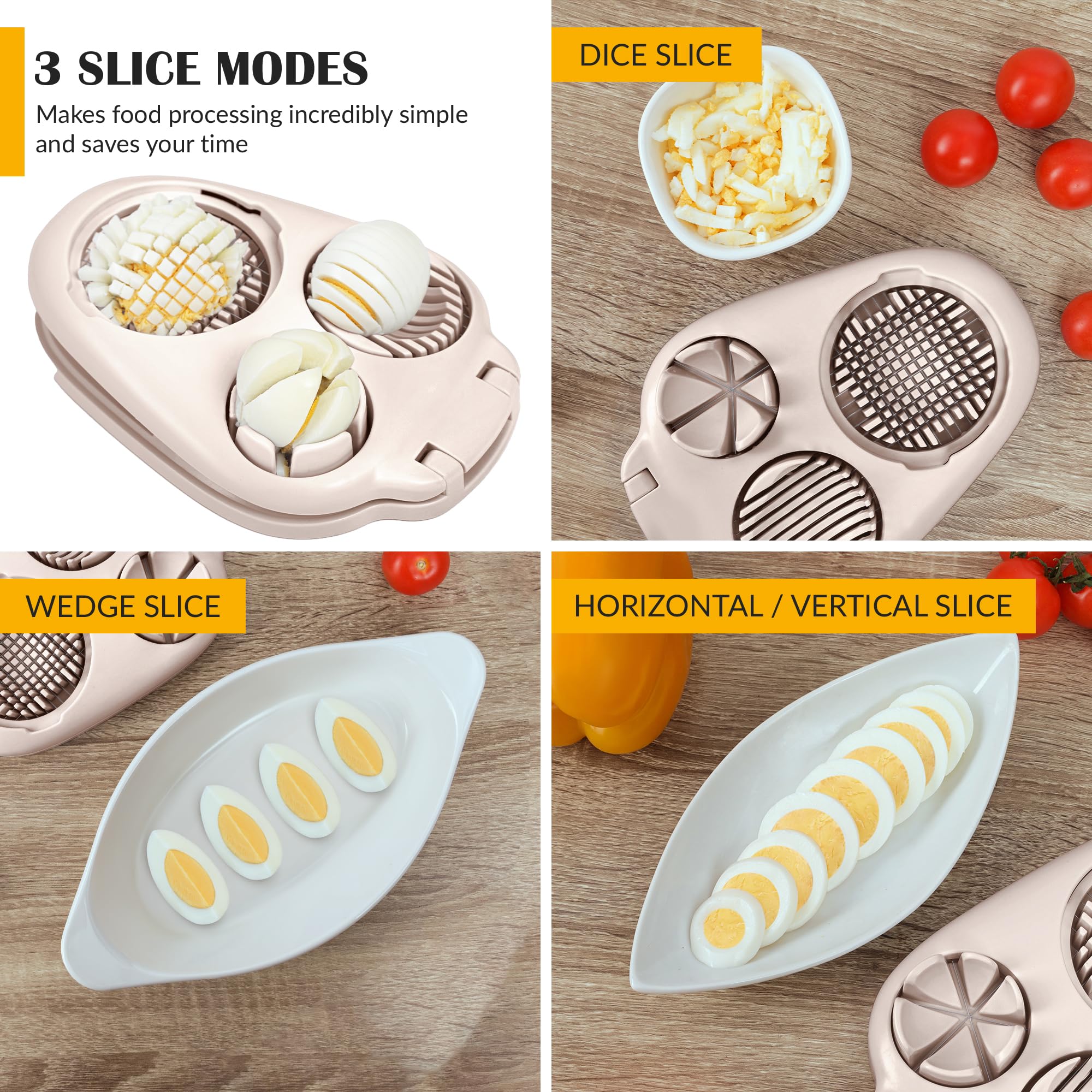 Diseño compacto en beige para cocinas modernas.