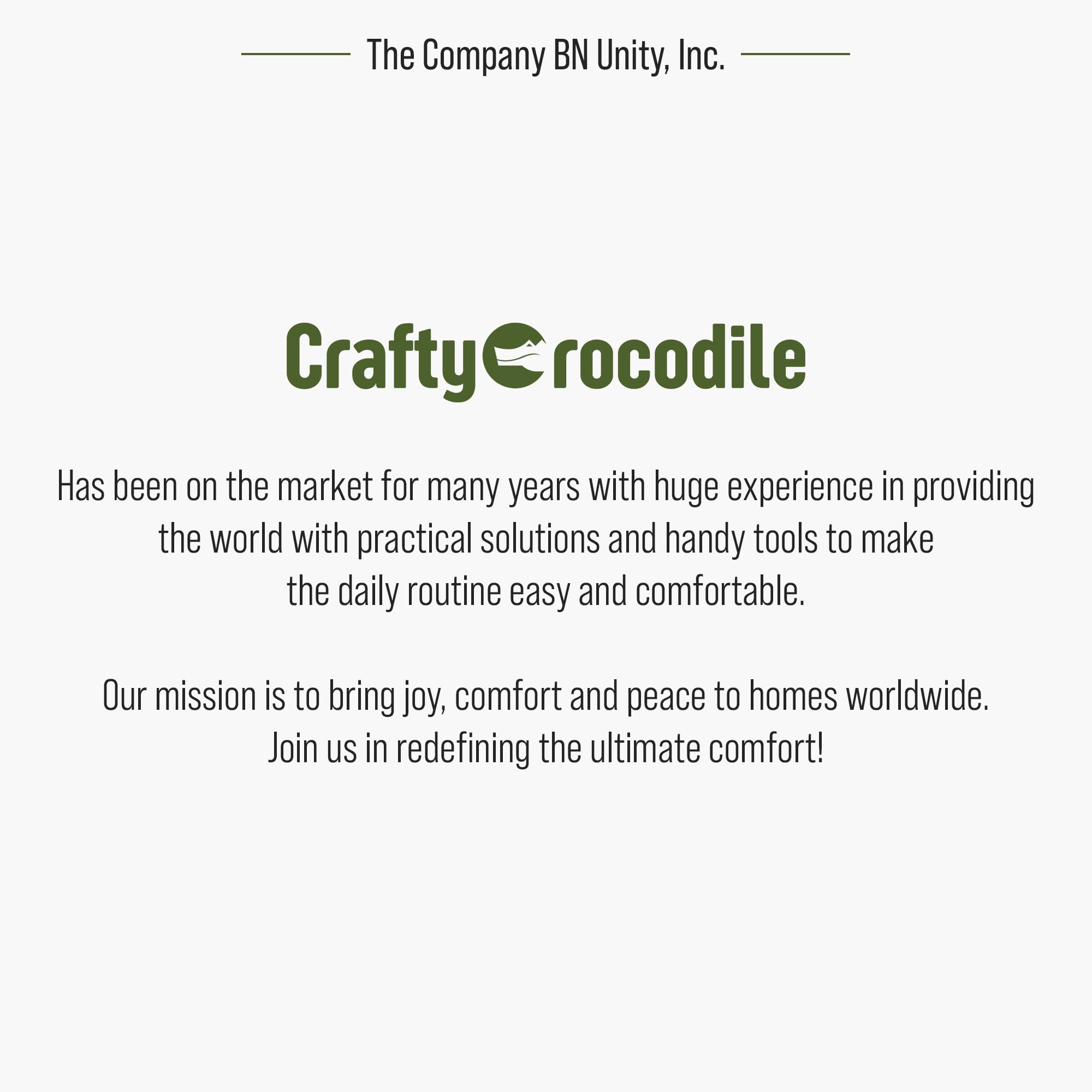 CraftyCrocodile estuche para transportar cortes listos para servir