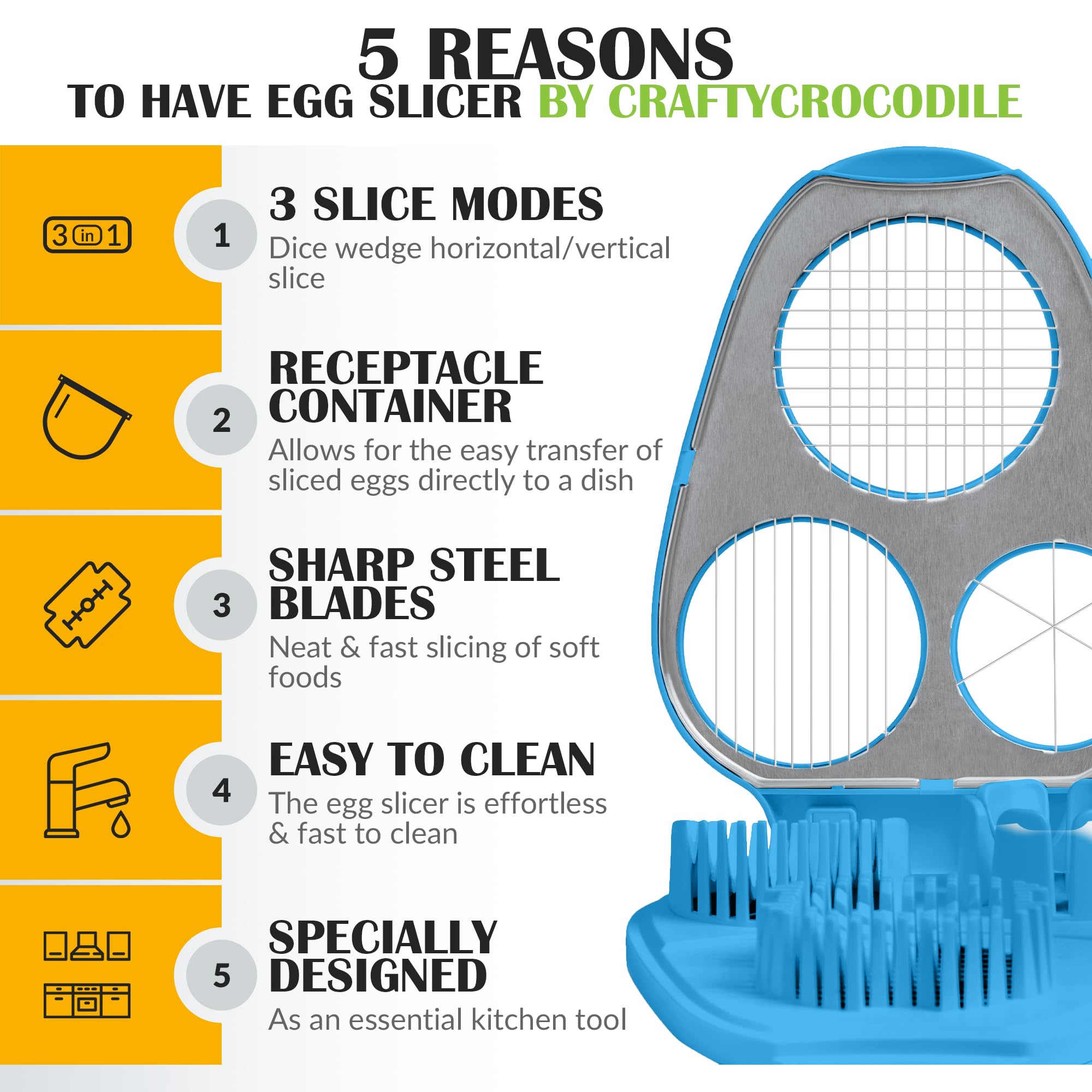 Hojas de acero inoxidable afiladas para cortes precisos en la cocina.