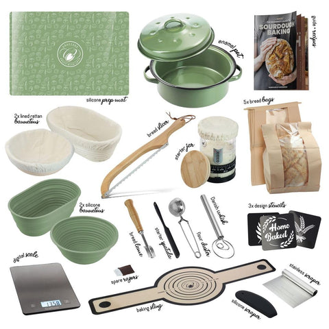 CraftZee frasco masa madre 34 oz, almacenamiento hermético seguro.