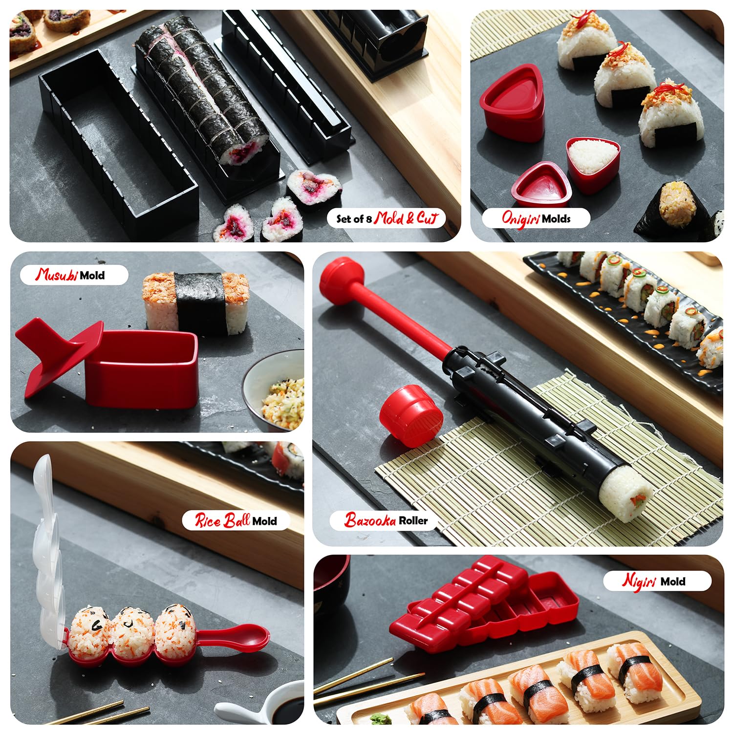 CraftZee bandeja de melamina, presentación elegante y resistente