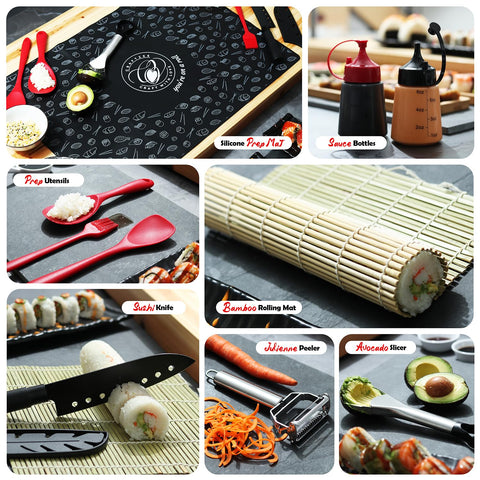 CraftZee tabla de bambú, base estable para formar rollos