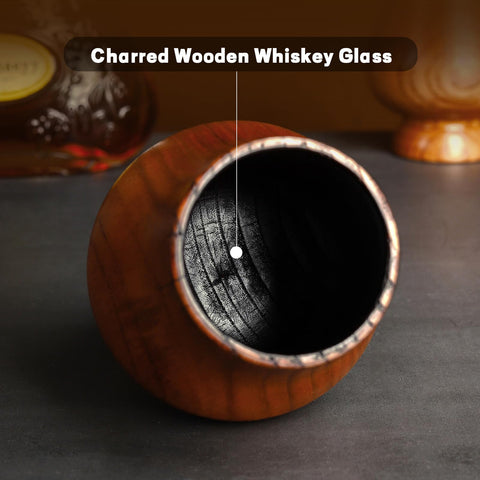 CRAKTH Interior Carbonizado del Vaso, mejora la degustación de bourbon.