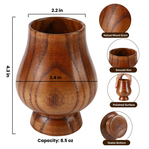 CRAKTH vaso whisky madera, lavado suave para conservar acabado
