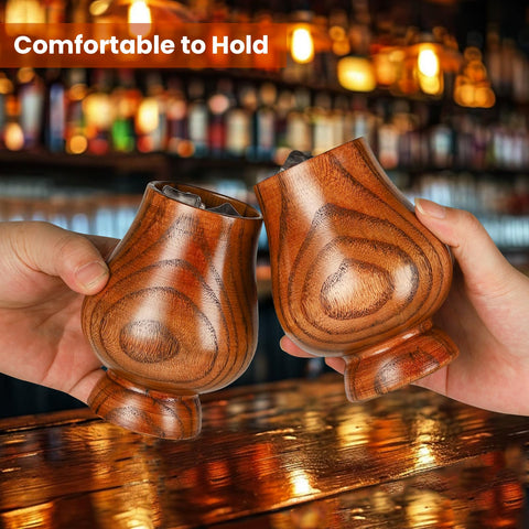 CRAKTH regalo whisky de madera, detalle perfecto para ocasiones