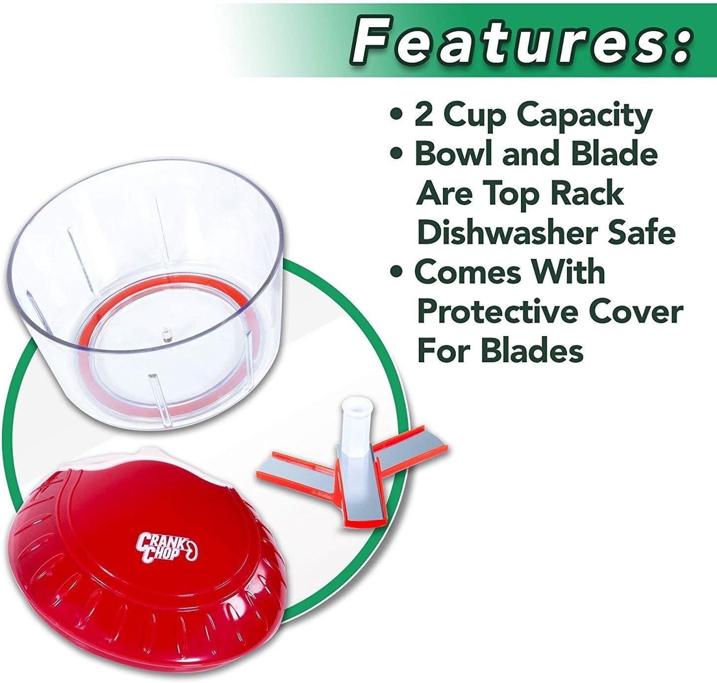 Crank Chop Original ideal para guacamole y salsas frescas.