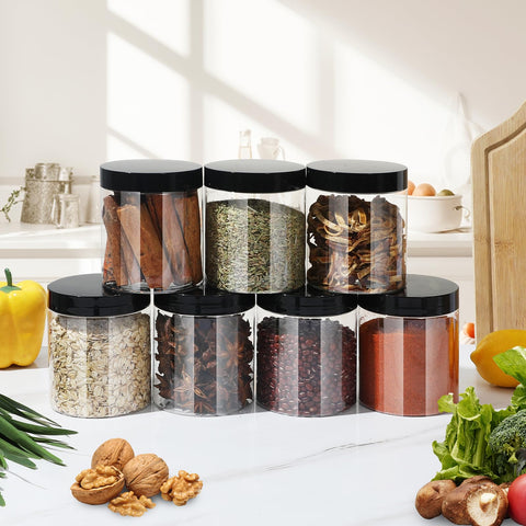 Frascos Crazystorey para artes y manualidades con purpurina y masa moldeable
