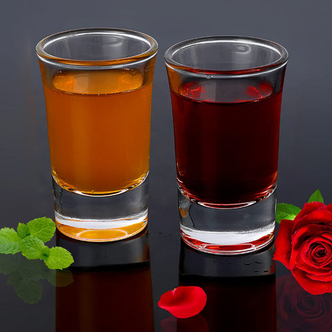 Vasos-shot para bar, club u hotel, con medida de 1,4 onzas.