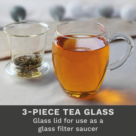Creano vaso de té apto para microondas, calienta rápidamente.