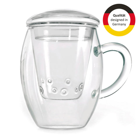 Creano vaso de té 400ml, tamaño ideal para tés sueltos.