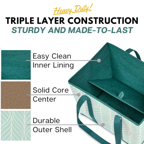 Creative Green Life bolsas con asas largas para transportar con comodidad.