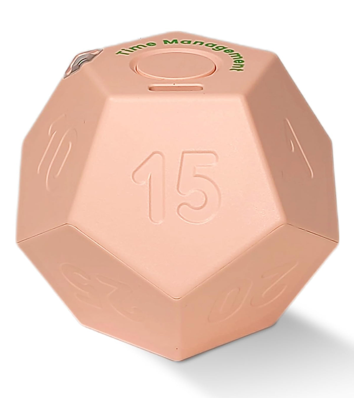 CreaViva Cubo Pomodoro Rosa visto de frente, tamaño compacto, ideal para estudio.