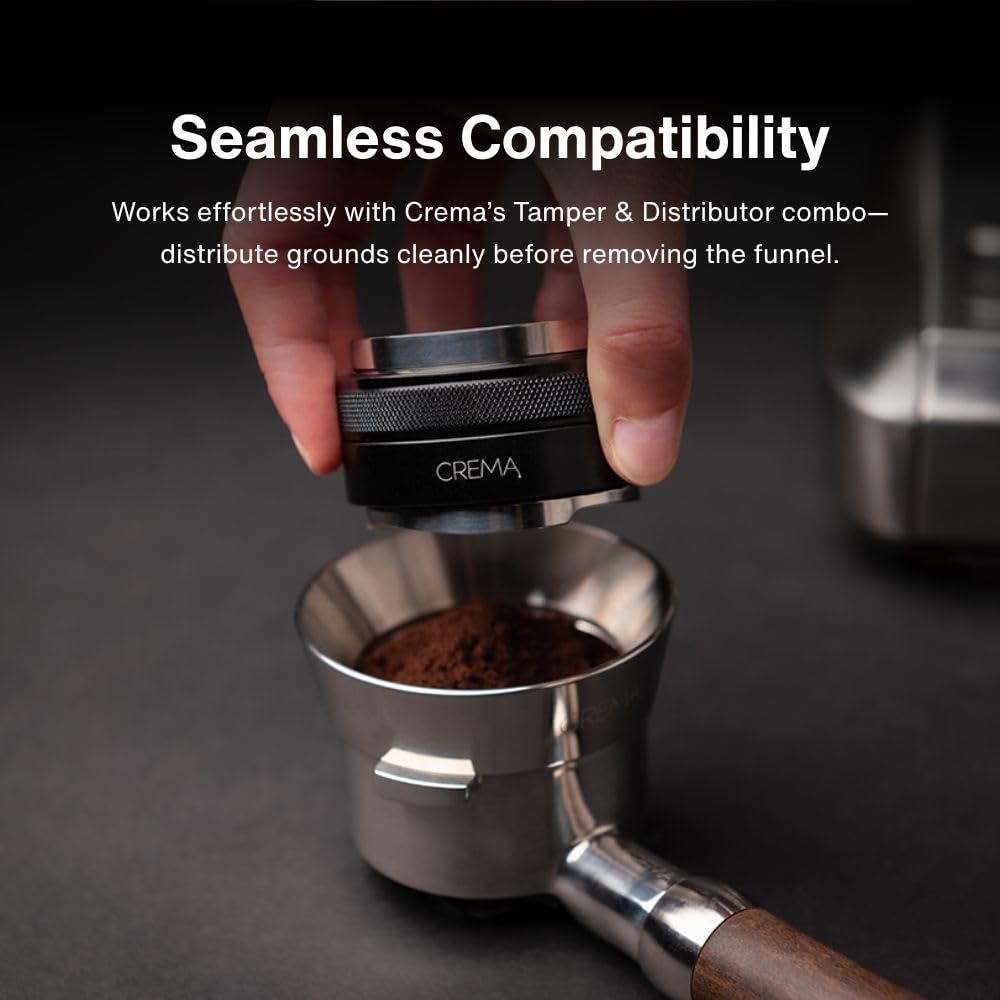 Crema Embudo Dosificador 54mm: acero inoxidable duradero para tu cafetera