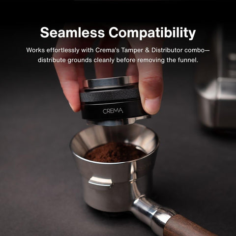 Crema Embudo Dosificador 54mm: acero inoxidable duradero para tu cafetera