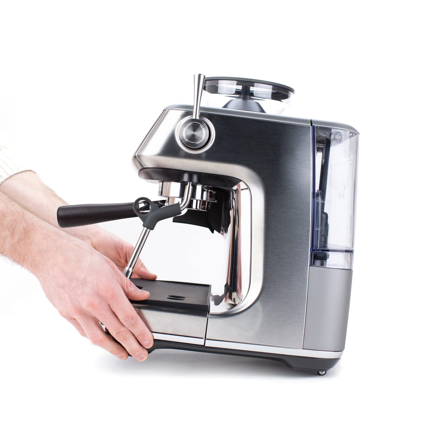 Crema: juego de ruedas para Barista Express/Touch facilita instalación rápida y segura