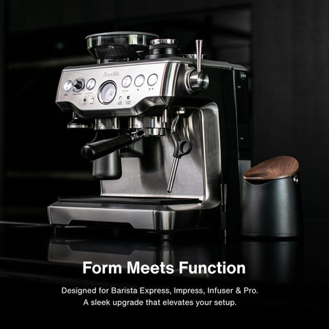 Crema palanca de vapor compatible con Breville Barista Express para control estable.