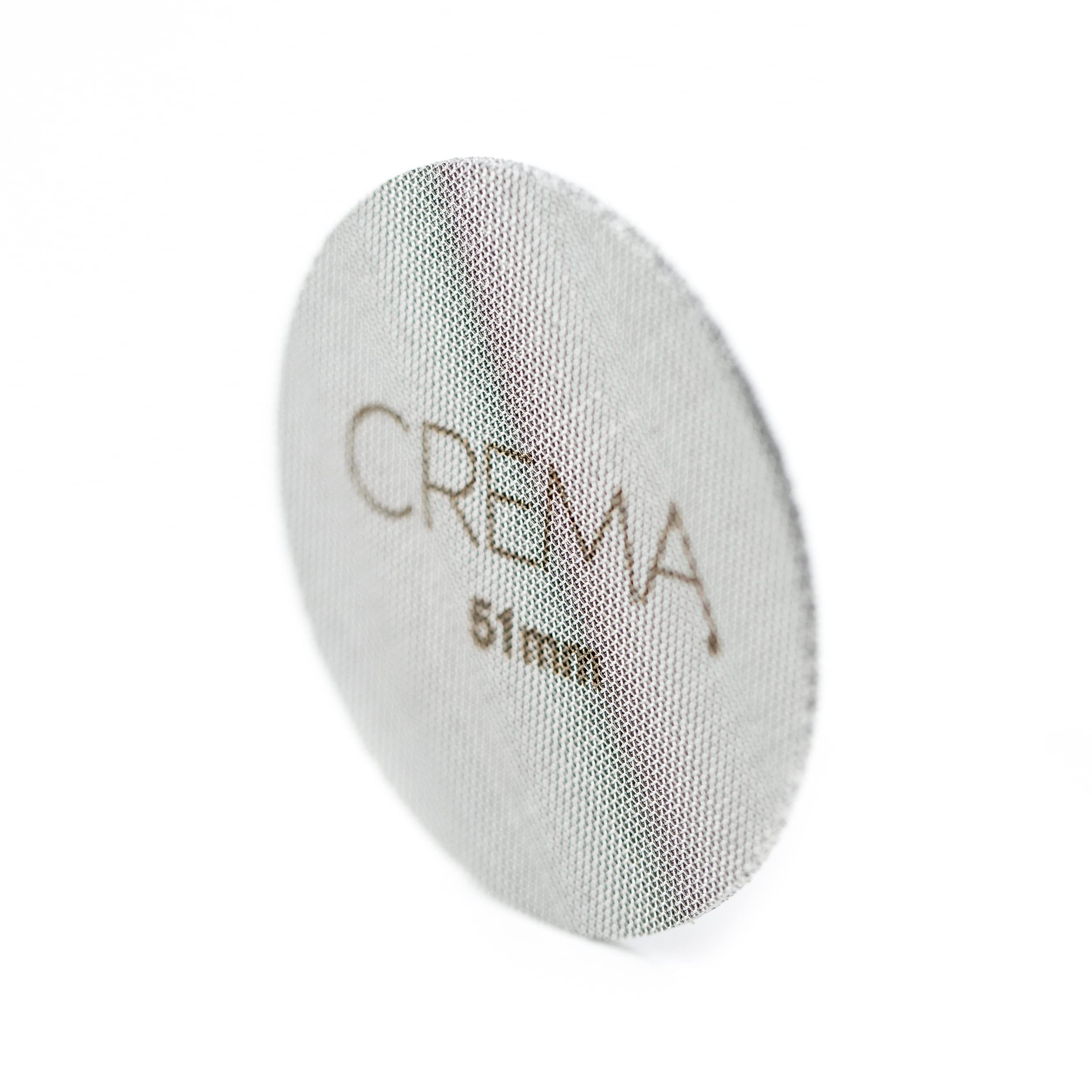 Crema Puck Screen con malla de 150 micras para saturación pareja.
