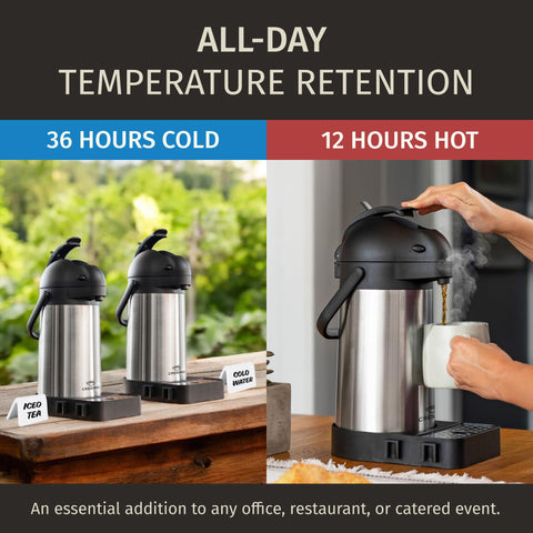 CRESIMO dispenser de café 2,2 L, ideal para eventos.