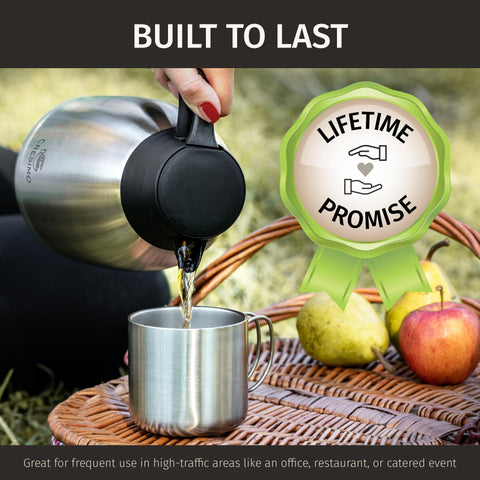 Cresimo jarra térmica de café 68oz, ideal para fiestas y eventos.