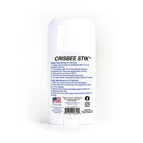 Crisbee Stik: acondicionador para sartenes de hierro y acero