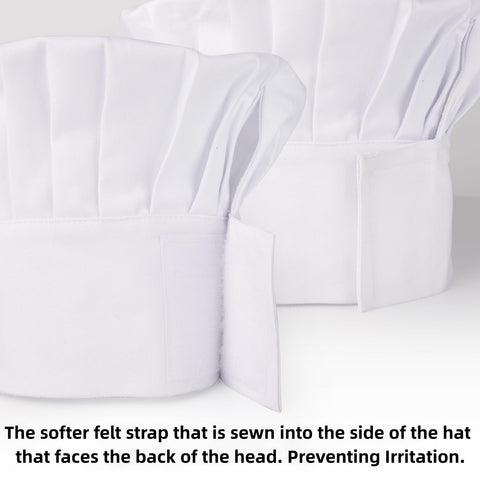 Gorro CRJHNS blanco con ajuste de gancho y bucle para mayor comodidad