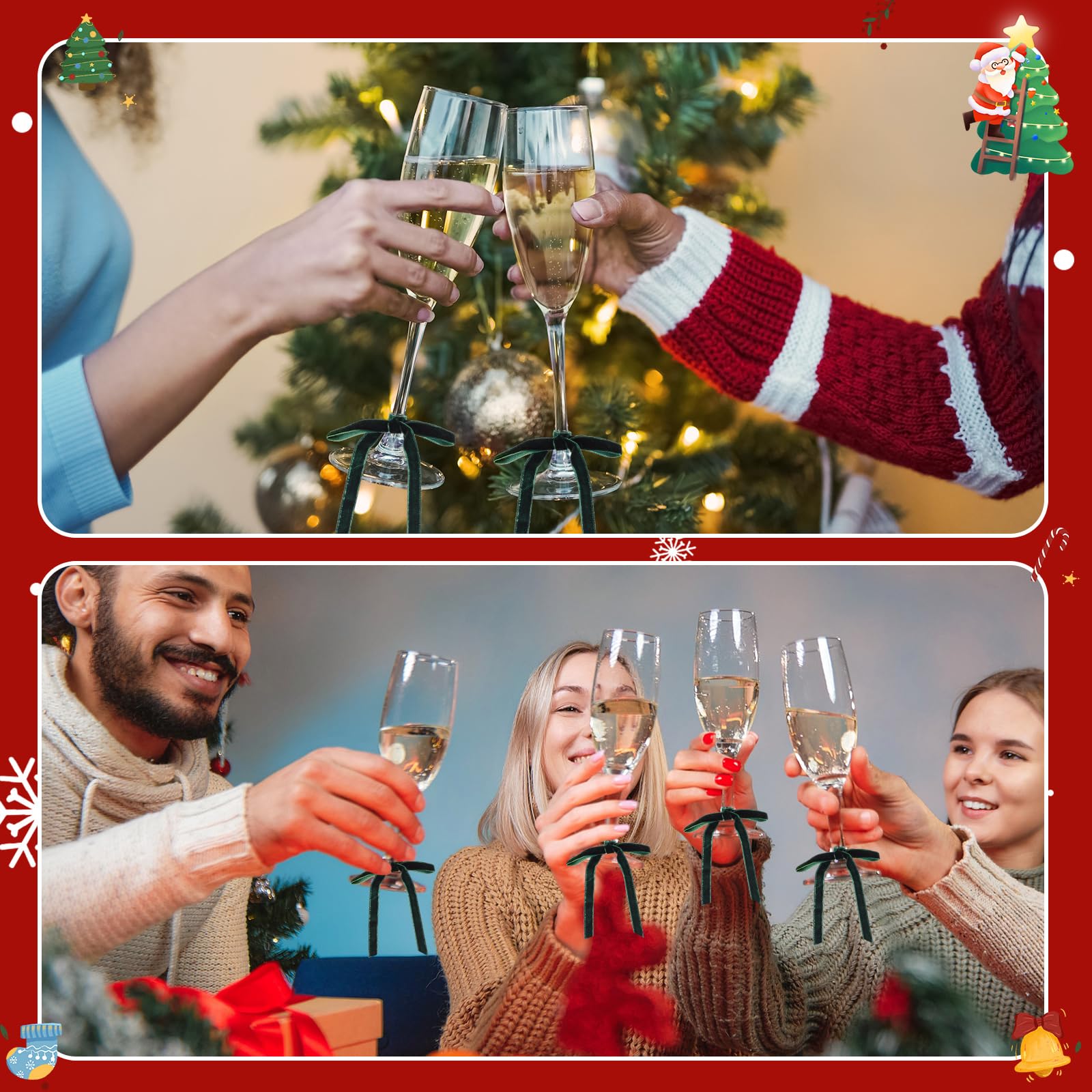 CroBlissful regalo elegante: adornos de copa para ocasiones especiales