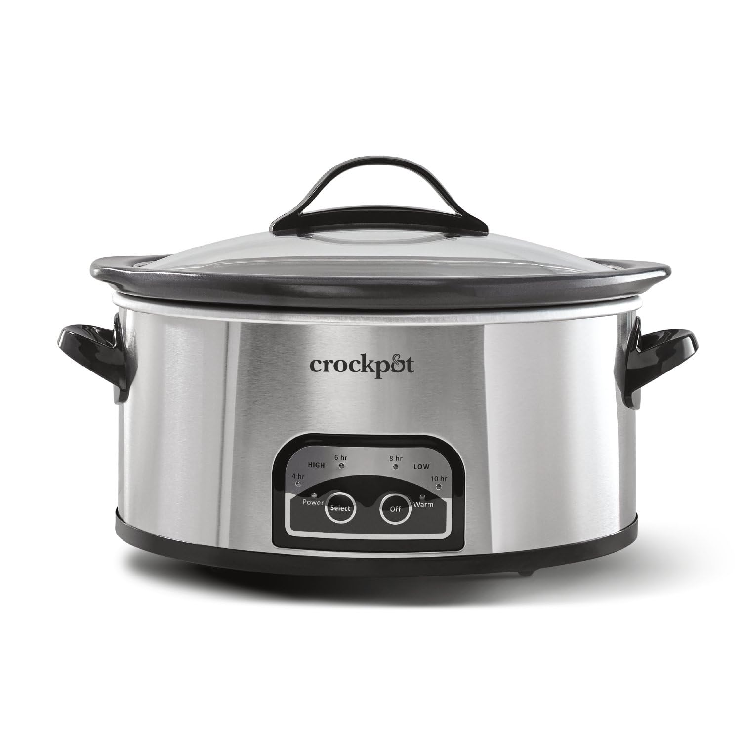 Crock-Pot 6 qt para comidas familiares y porciones para varios comensales.