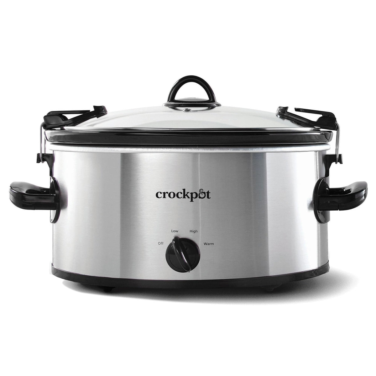 Crock-Pot Cook N Carry con tapa con seguro para viajes sin derrames.
