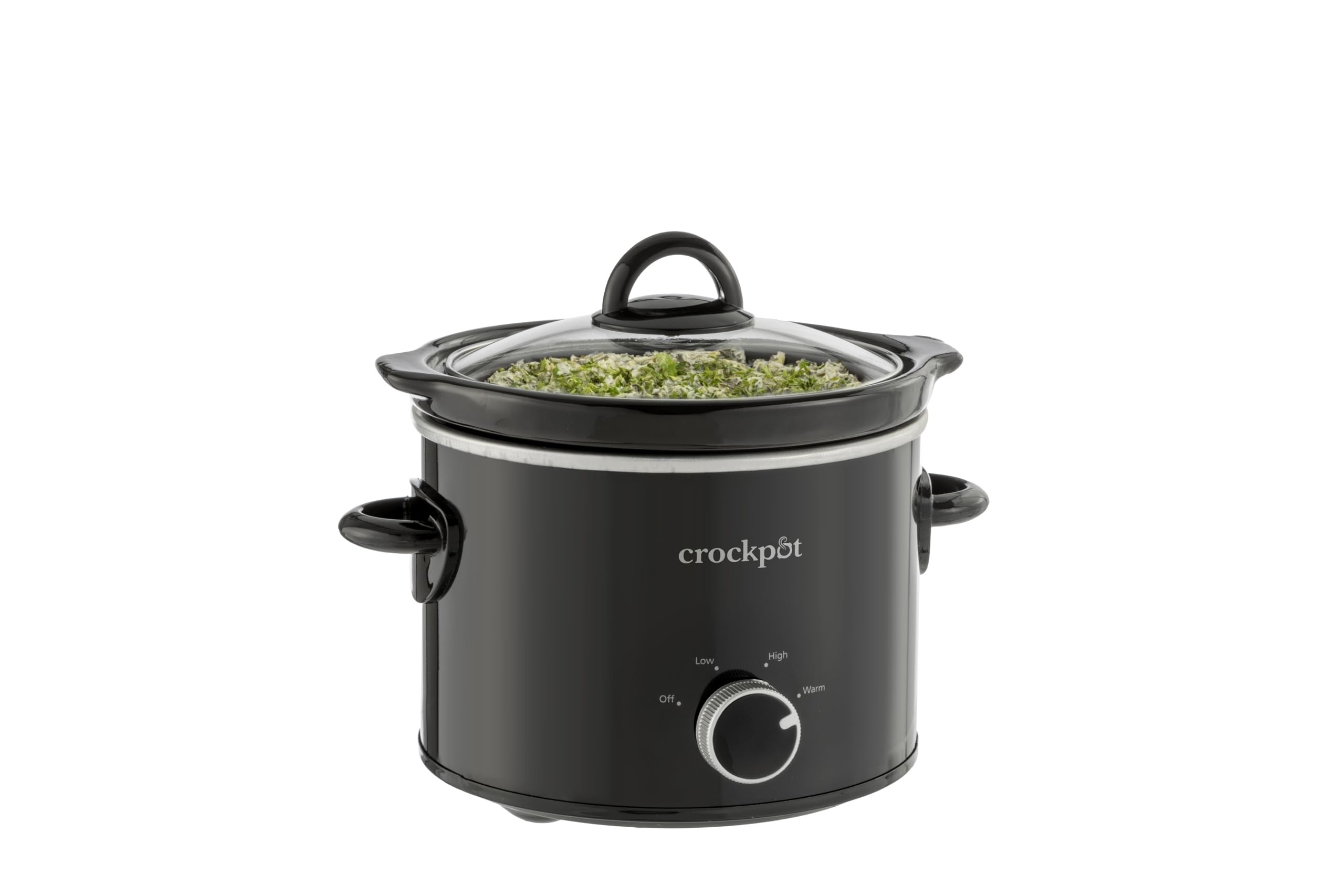 Crock-Pot piedra extraíble en detalle que facilita hornear y servir