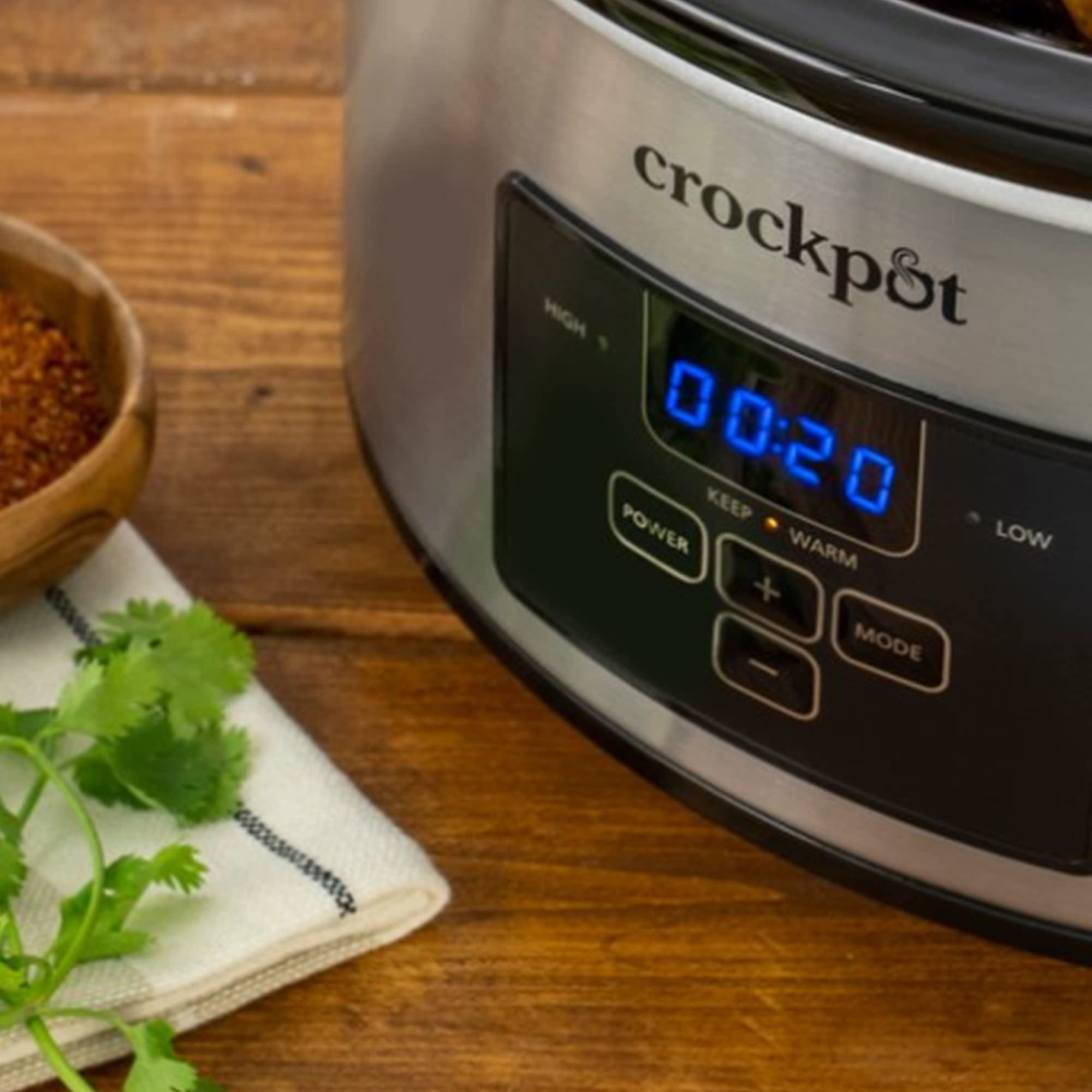 Crock-Pot sistema-coccion-lento-programable para menús personalizados.