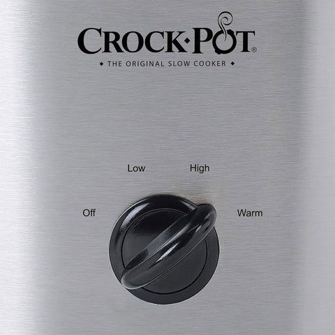 Crock-Pot Cook N Carry tapa y olla aptas para lavavajillas para limpieza rápida.