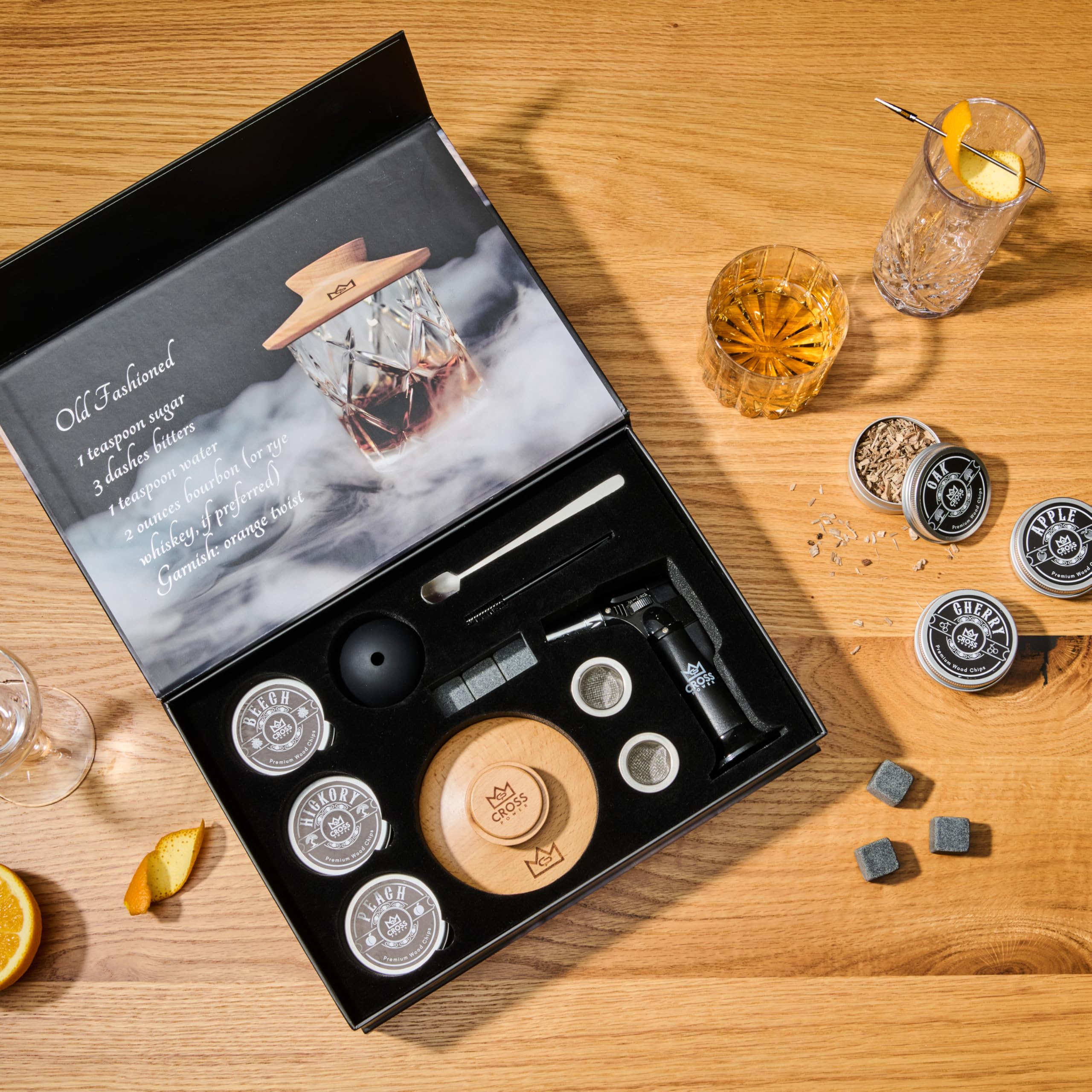 Cross Power, sabores de madera manzana para cocteles con notas afrutadas.
