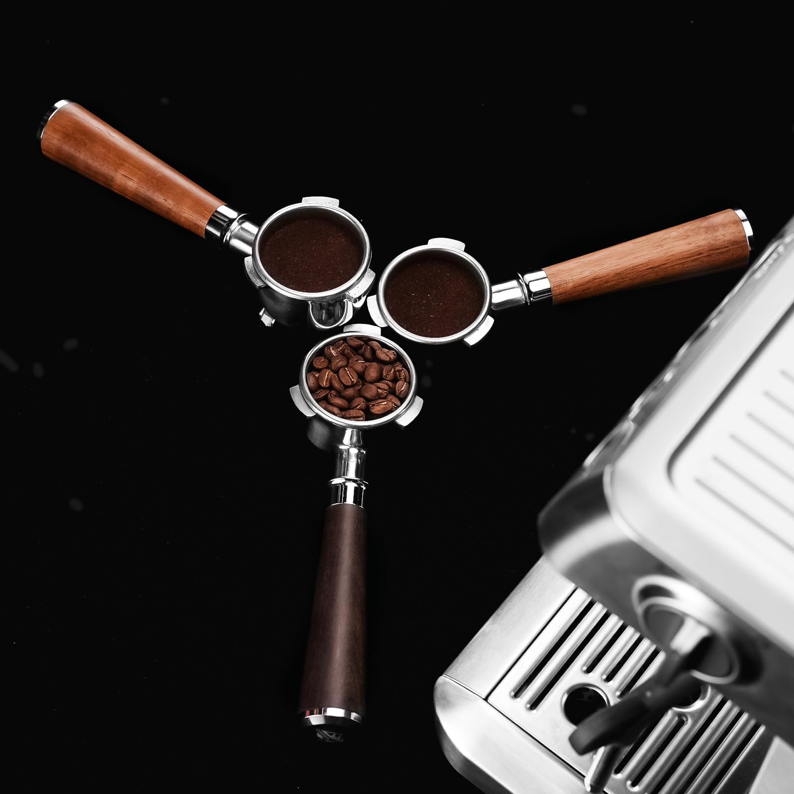 CrossCreek portafiltro 54mm compatible con breville para espresso casero.