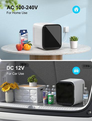 CROWNFUL mini-frigorífico ideal para cuidado de la piel.