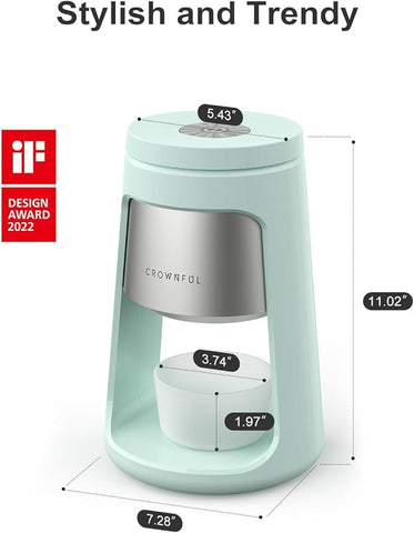 CROWNFUL dos tazas de hielo para porciones rápidas