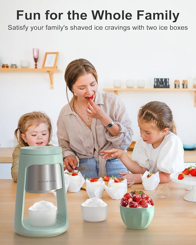 CROWNFUL detalle cuchilla de acero inoxidable para hielo seguro