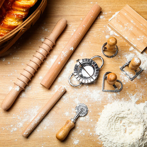 Crssbrohip estampa ravioli para sellar rellenos con precisión