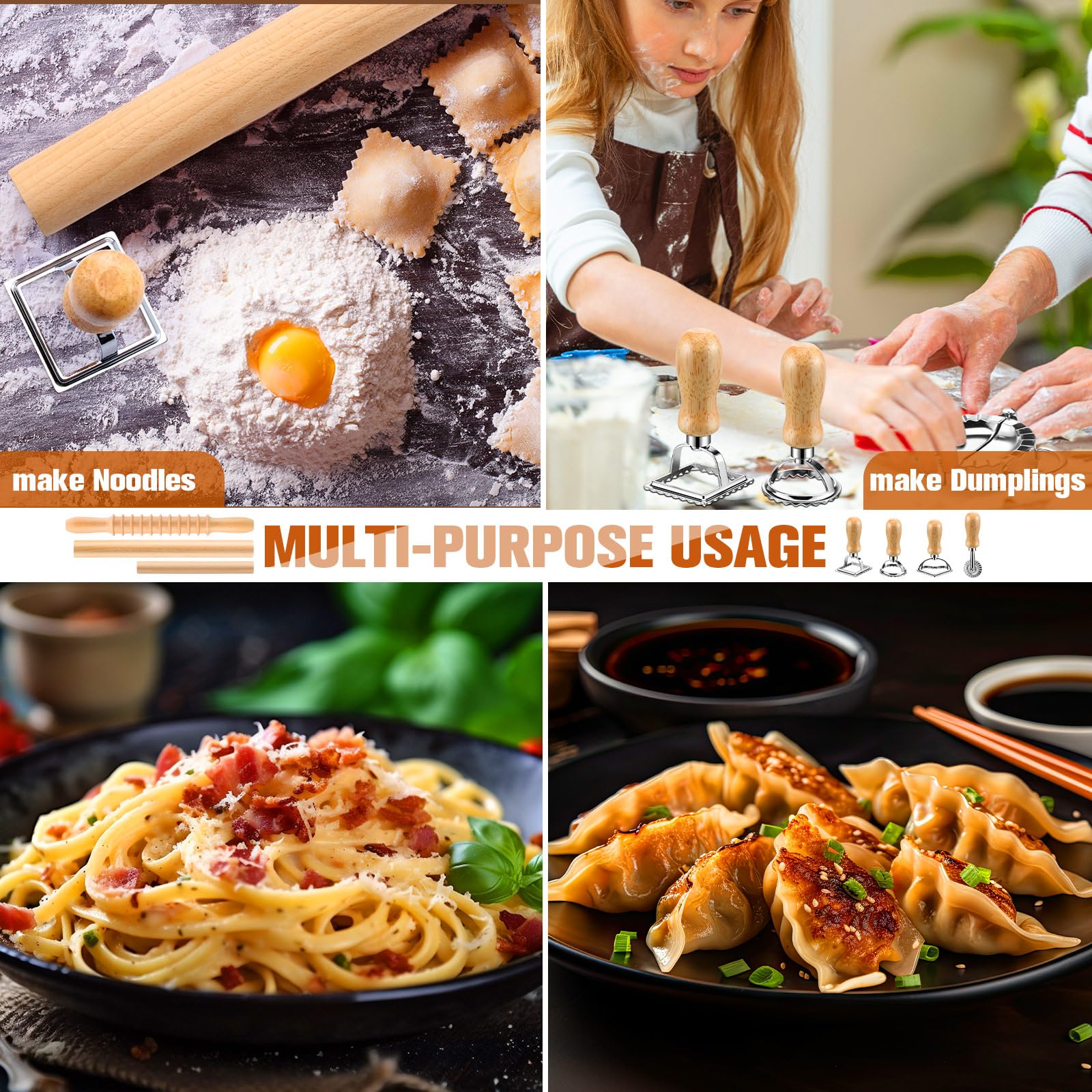 Crssbrohip molde para dumplings facilita pliegues y sellado