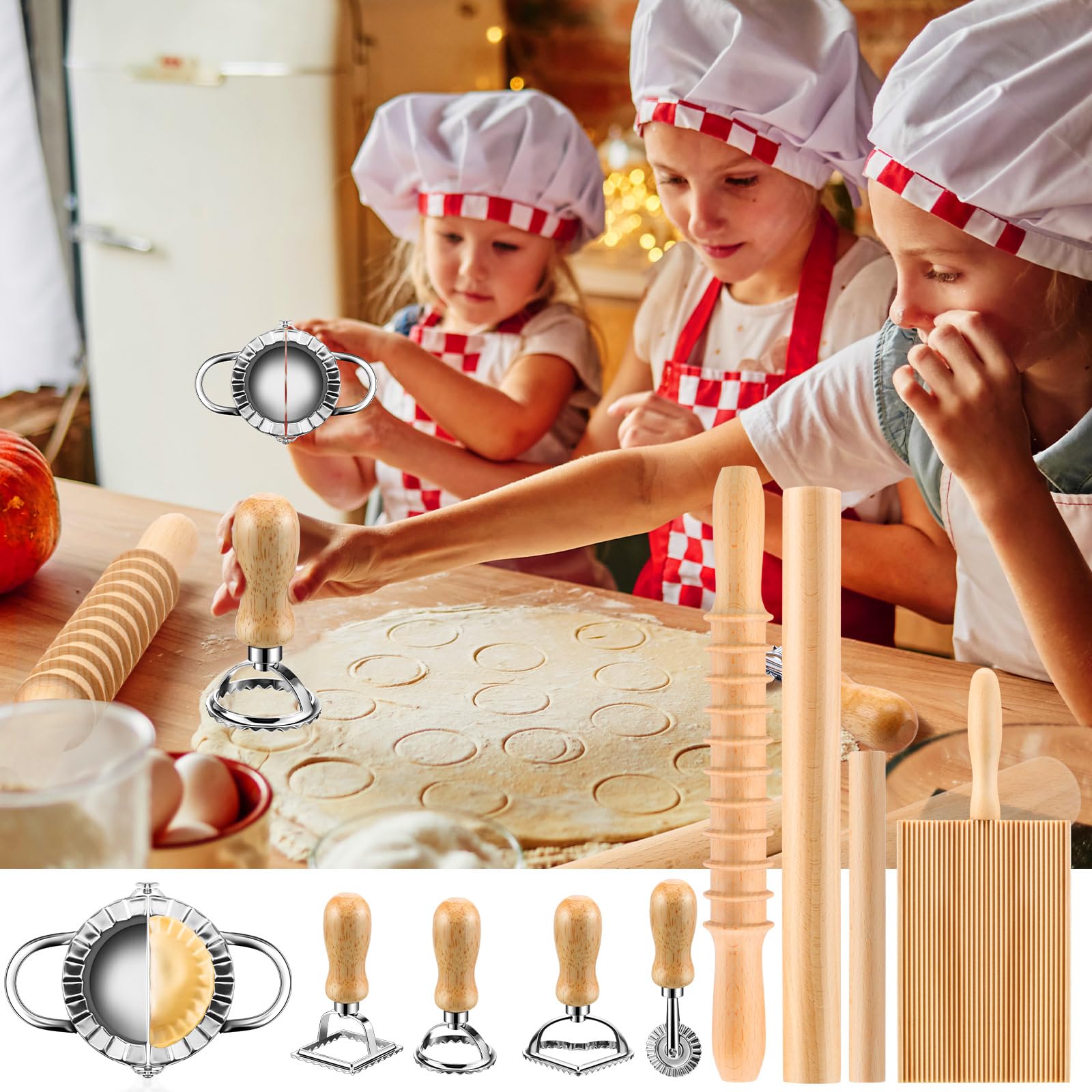Crssbrohip set regalo de cocina para amantes de la pasta en casa
