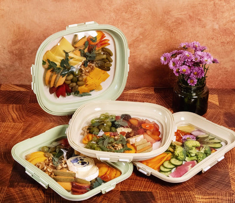 Crudités aptas para congelar y lavavajillas, limpieza sencilla.
