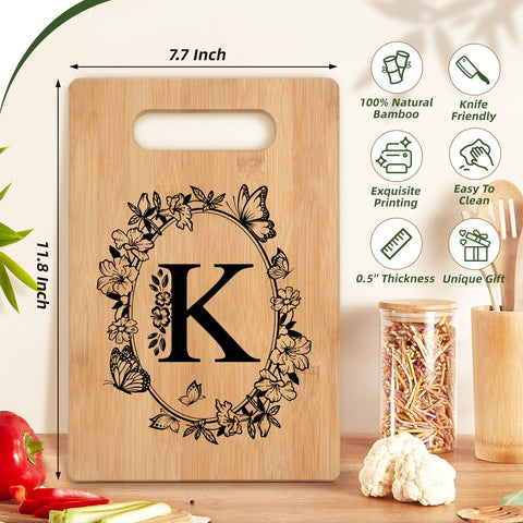 CryCarrot tabla de cortar de bambú con veta natural para cocina