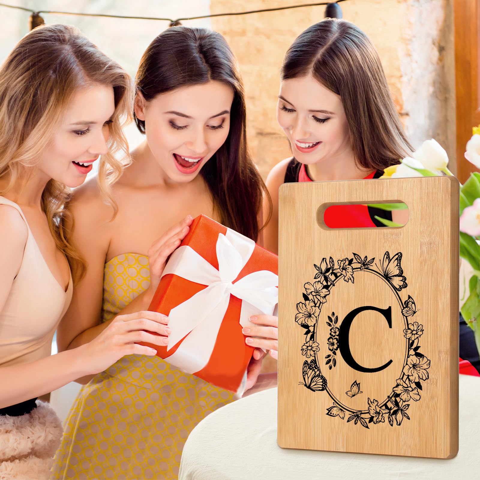 CryCarrot superficie bambú natural con veta única, duradera para uso diario.