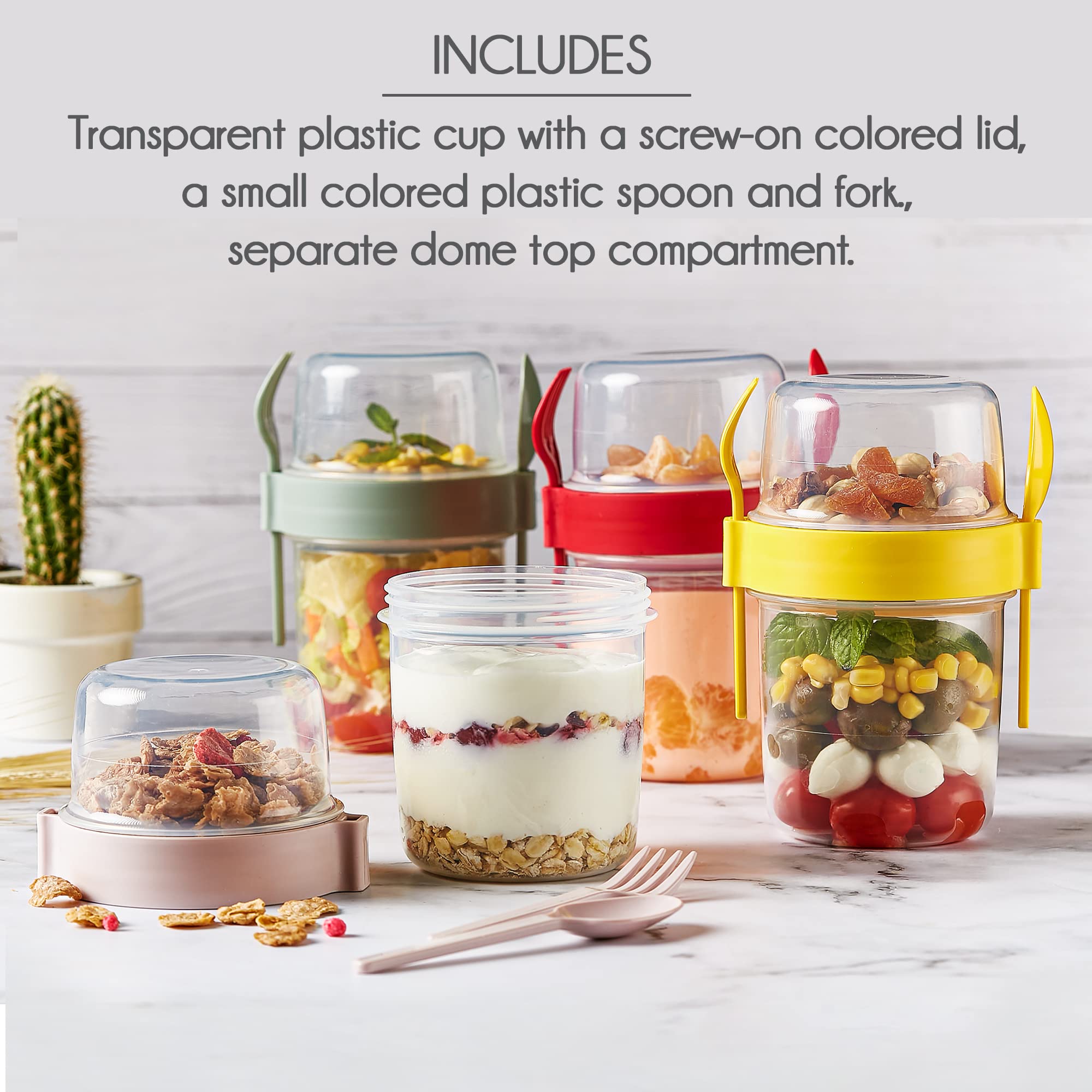 Crystalia Parfait, diseño ergonómico para llevar tu snack con facilidad.