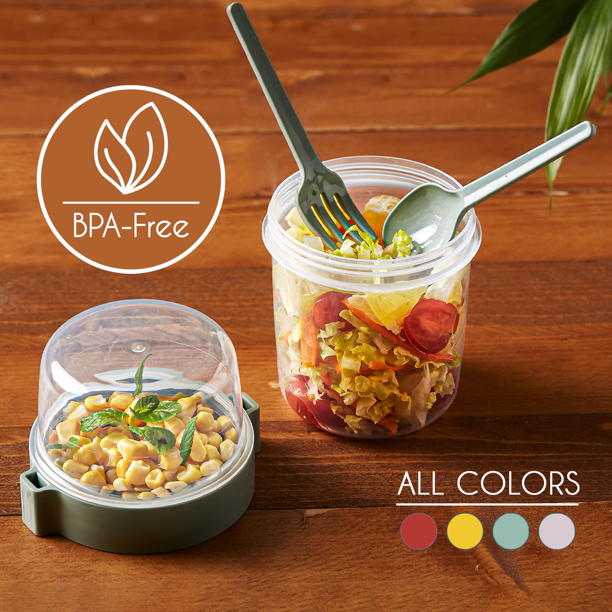 Crystalia Parfait, tapa con domo ergonómico para toppings ordenados.