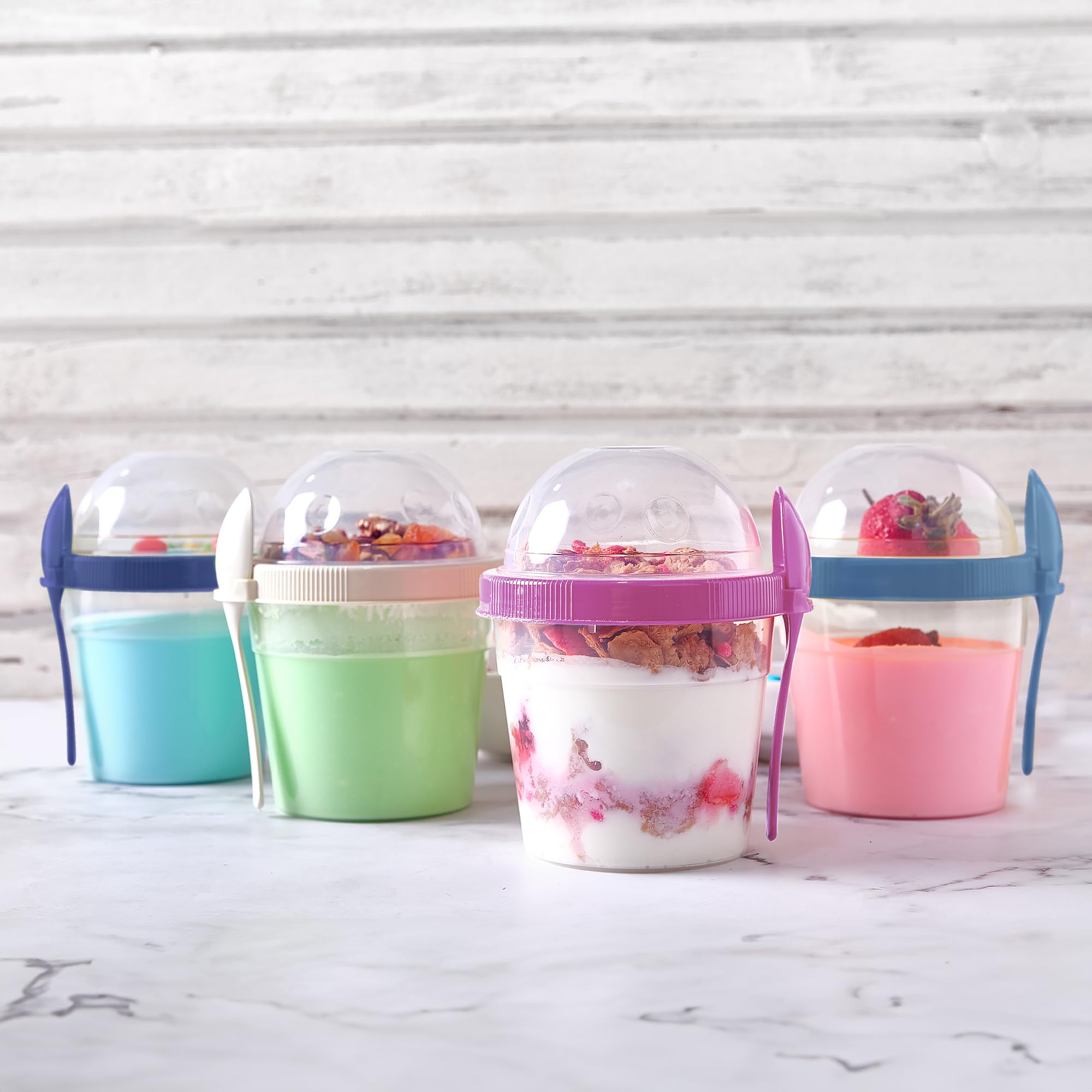 Crystalia yogur para niños y adultos, snack listo para llevar.