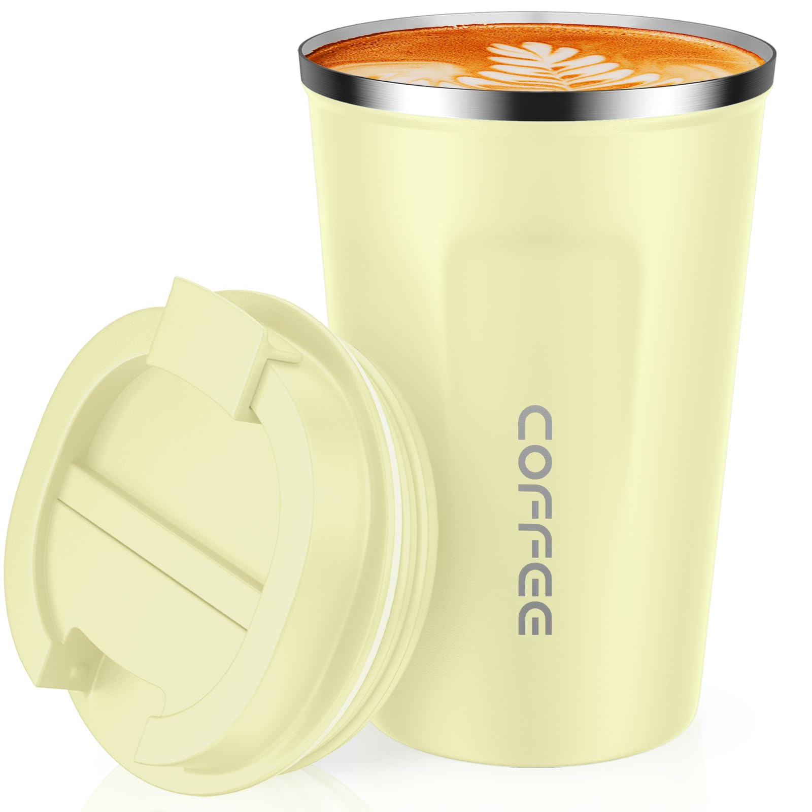CS COSDDI vaso 12 onzas, acero inoxidable aislado, mantiene temperatura sin alterar el sabor