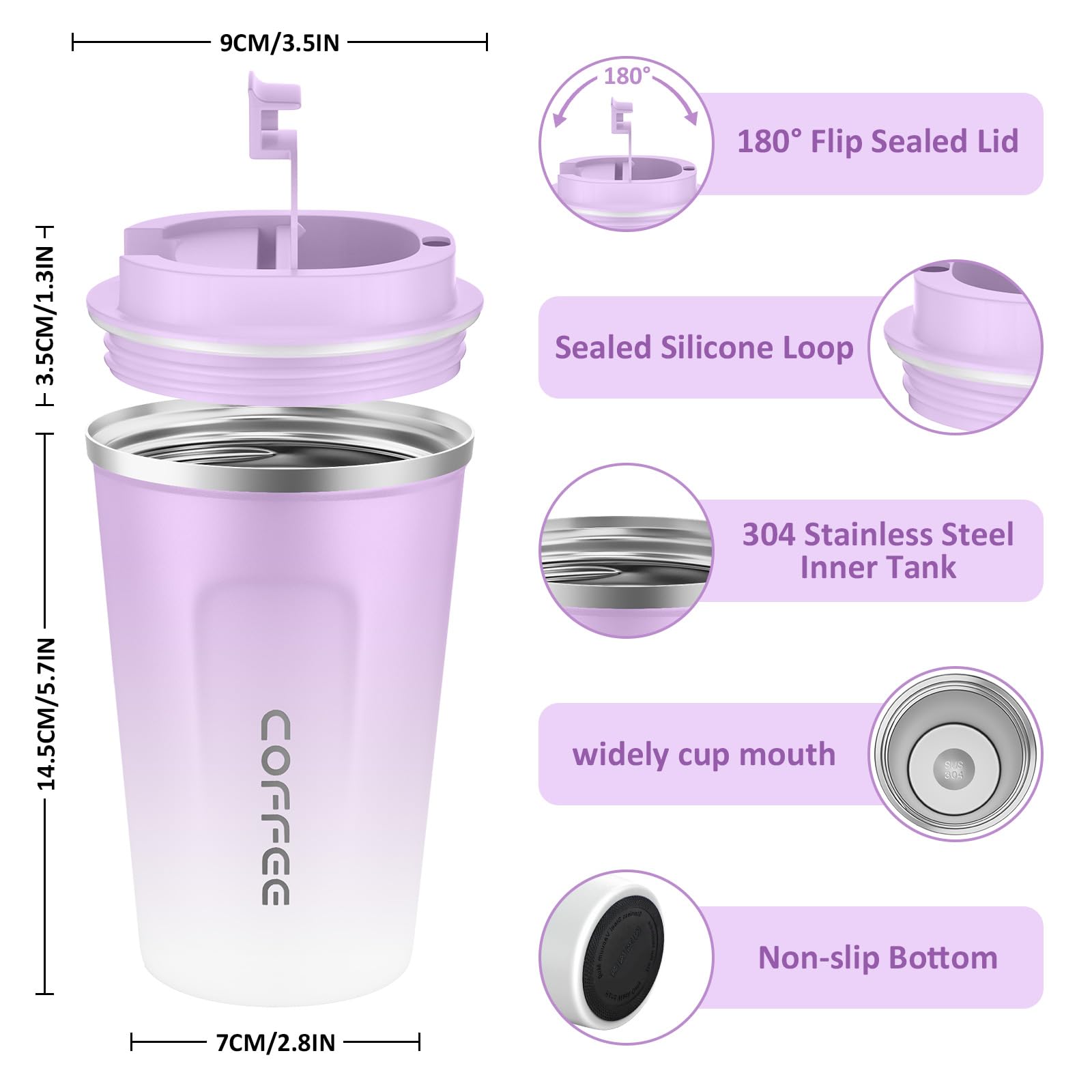 CS COSDDI tapa silicona libre de BPA para uso seguro.
